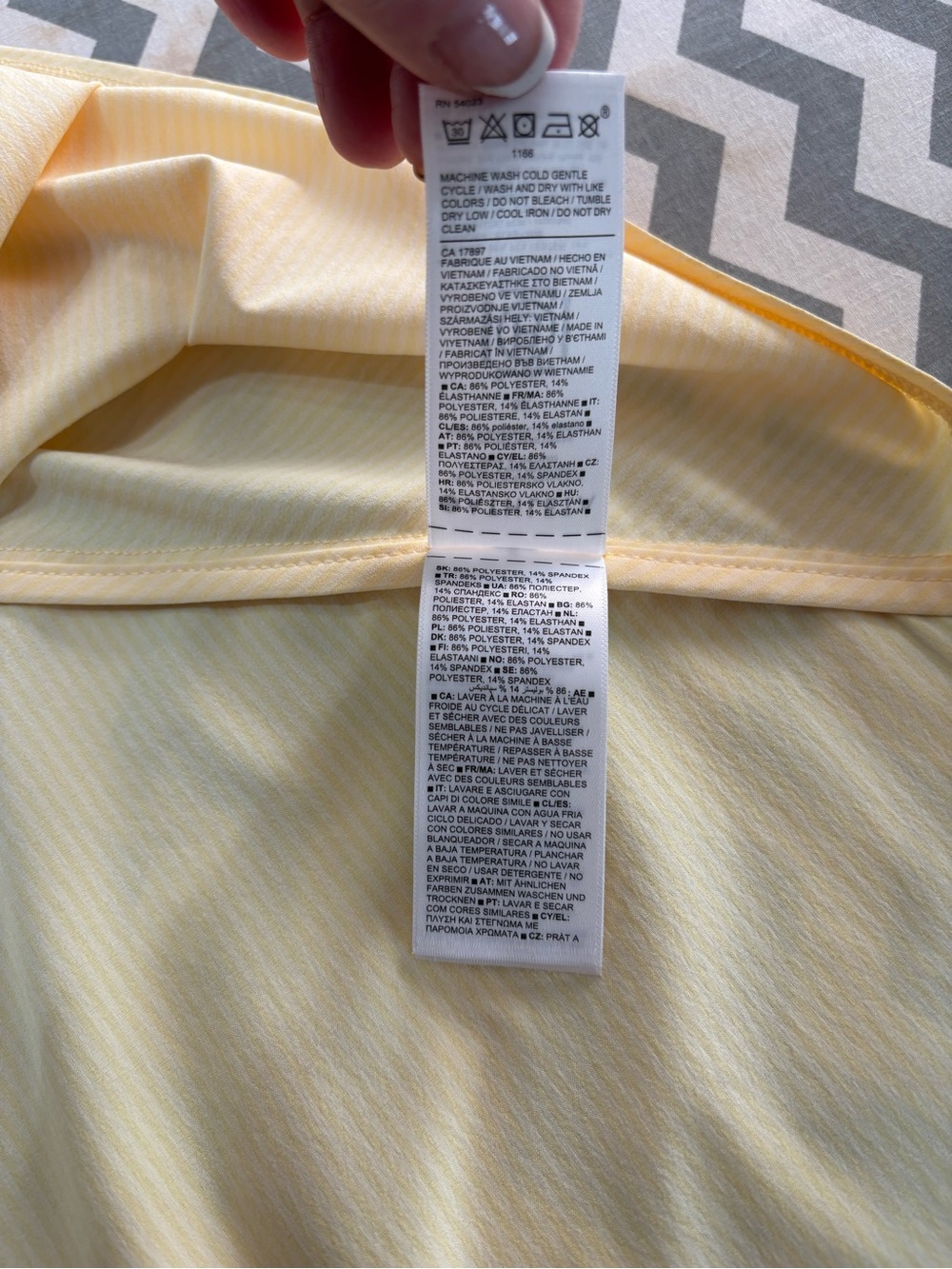 Athleta Lemon Yellow V-Neck wrap Midi Dress size 3X - Picture 9 of 9